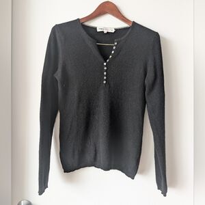 Vintage Y2K 100% Cashmere Black Sweater M